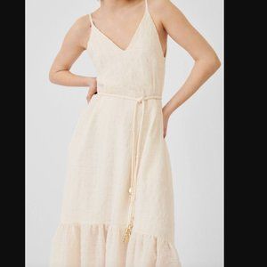 Maje Rolio Strappy Woven Maxi Dress